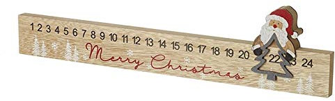 Heaven Sends Weihnachtsmann Adventsz�hler aus Holz