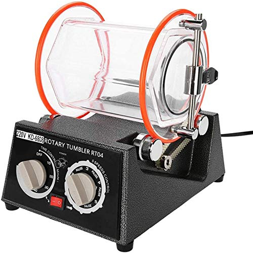 LIMEID Tumbler Rotary 220V Bijoux Rotary Tumbler avec Gobelet Jewelry Polisher (Tumbler Rotary)