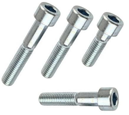 Zylinderschrauben M8 mit Innensechskant, Stahl verzinkt, Länge 8-80mm (M8 x 80mm, 10)