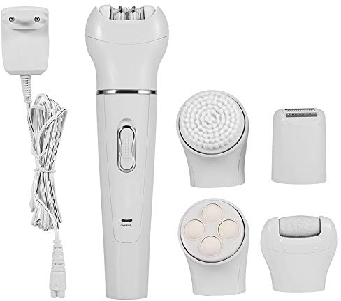 Epilierer Damen für Haarentfernung, Wiederaufladbare 5 in 1 Frauen Elektrische Epilierer Gesichts Haarentfernung Maschine Beauty Tools Kit, für Frauen