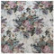 NAKAN Jacquard Polsterstoff Meterware Vintage Blumenmuster 145x100cm für Sofa Stuhl Einrichtung Kopfteil Basteln Vorhang Kissen(Color:blau)