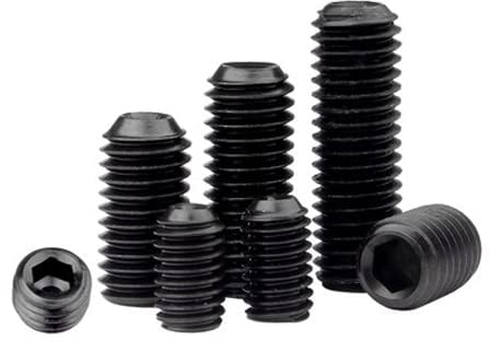 10 Stück M7 12,9 G Kohlenstoffstahl Feingewinde Madenschrauben konkave Endschrauben 1,0 mm Steigung-M7 x 1,0 x 10 mm (12 Stück)