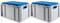 PROREGAL SuperSparSet 2x Eurobox NextGen Seat Box Blau | HxBxT 36,5x40x60cm | 65 Liter | Griffe offen | Eurobehälter, Sitzbox, Transportbox, Transportbehälter, Stapelbehälter