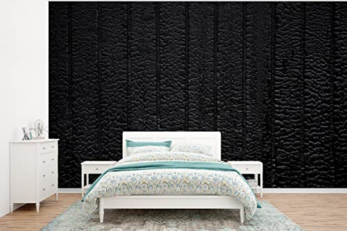 Selbstklebend Tapete Wandpapier Wandaufkleber Fototapete Tapeten Wanddeko 350x260 cm Schwarz - Design - Textur - Lederoptik