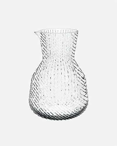 MARIMEKKO Syksy Glaskaraffe - Verfeinern Sie Ihre Kücheneinrichtung mit unserer ikonischen Kristallwasserflasche - Stilvolle & mundgeblasene Küchenglaswaren (1,3 l)