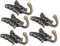 Ganchos para Abrigos Montados en la Pared, Ganchos para Abrigos Rústicos de Hierro Forjado Vintage Perchas para Sombreros para Bolsos