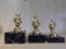 Bowling Pokal 3er Serie Kids Turnier Trophäe - Geburtstag - (Gold) - Figur - Pokale - Kinderpokale mit Gravur - (pf15)
