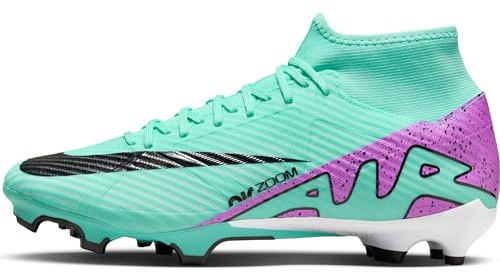 Nike Herren Zoom Superfly 9 Academy Fg/Mg Hoch, Hyper Turq Fuchsia Dream Black White, 43 EU