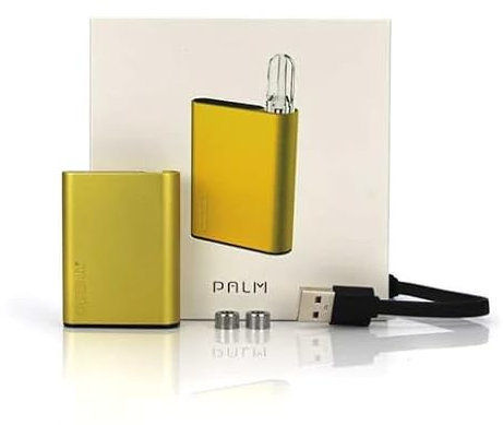 CCELL Palm 500mAh Battery for 510 Thread Vape Cartridges - for CBD and Thick Oils - Magnetic Connection - No Nicotine (yellow)
