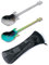 MEGAVOW 3 Stück Gitarren-Teelöffel, Kaffeelöffel, Edelstahl, dekorativer Dessertlöffel mit Aufbewahrungstasche, Musikgeschenke für Männer, Café-Geschirr, Eis, Zucker, Espresso, Latte, Set 1