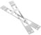 Veemoon 2pcs Door Reinforcement Plates Stainless Steel Strike Plates for Enhanced Security Easy Installation Compatible with Deadbolt and Door Knob for Home Protection