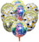 ZDNT 9 Pcs Discokugel Luftballon,Party Deko,22 Zoll 4D Discokugel Deko,Helium Ballons,70er 80er 90er Jahre Deko für Disco Tanz Fever Party Thema Geburtstag Party Dekoration und Zubehör