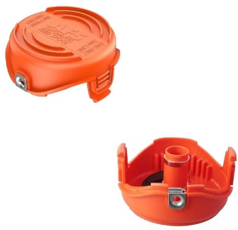 XINTONG 2 PCS Trimmer Spool Cover Cap,Trimmer Spool Cover Caps,Compatible with Black & Decker GH3000 GL 680 GL8033 GL9035,Replaceable Twin Line Cutting Head Covers