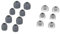 Wiki VALLEY Ear Tips for Sony WF-1000XM3 Headphones, 14 Pieces, Soft Silicone Replacement Tips