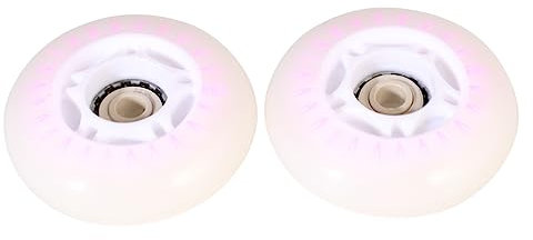 Anneome 2stücke Pu Eislaufschuhe Mit Blinkenden Rädern Dekorative Eislaufschuhe Lager Für Sicheres Und Stabiles Gleiten Für Roller Skating Und Spaß Dem EIS