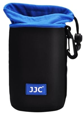 ayex Neopren Objektivbeutel für Objektive bis 90x170mm mit Karabiner & Gürtelschlaufe