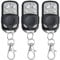 SMCEHEYA 3 pcs Universal Garage Door Opener Remote 433mhz Electric Gate Fob Universal Cloning Wireless Alarm Remote Control Key Fob for Car Garage Door Gate Universal Garage Door Opener Remote Cloning