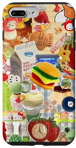 Juminocore Japanese Collage Scrapbook Anime Lover Aesthetic Case for iPhone 7 Plus/8 Plus