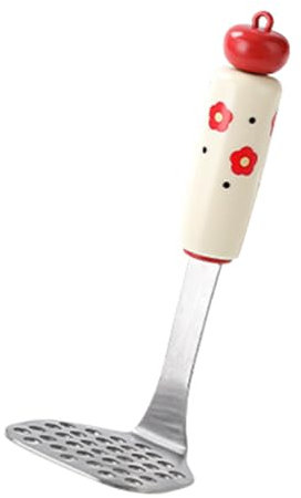 Lerpwige Batidor de mano con cuchara de agarre ergonómico, compactadores de barro, separador de huevos, herramienta de cocina para hornear, mango antideslizante, utensilios de cocina