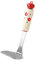 Lerpwige Batidor de mano con cuchara de agarre ergonómico, compactadores de barro, separador de huevos, herramienta de cocina para hornear, mango antideslizante, utensilios de cocina