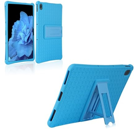 Compatible with Lenovo Chromebook Duet 3 11 inch Case Soft Silicon Stand Cover(Blue)