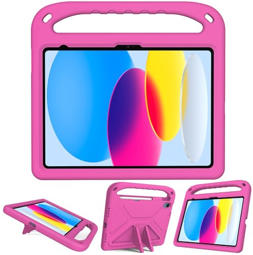 XunyLyee Funda Infantil para iPad A16 11ª Generación 2025 11/ iPad 10ª Generación 2022 10,9 Pulgadas, Rosa