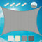 Sol Royal Toldo Vela Rectangular 2x3m HDPE – Vela de Sombra Gris Toldo Parasol Transpirable y UV Protección Solar para Balcón, Piscina y Jardín – Toldo Exterior Terraza 200x300cm