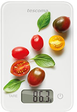Tescoma 634510 Accura Bilancia Digitale, Bianco, 0.5 kg, 1 Pezzo