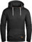 Grin&Bear Herren Kapuzenpullover Kapuzenjacke Hoodie mit hoch abschließendem Kragen GEC494 (XL, Schwarz)