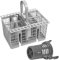 SPARES2GO Cutlery Basket + Central Drain Filter for Hotpoint Dishwasher