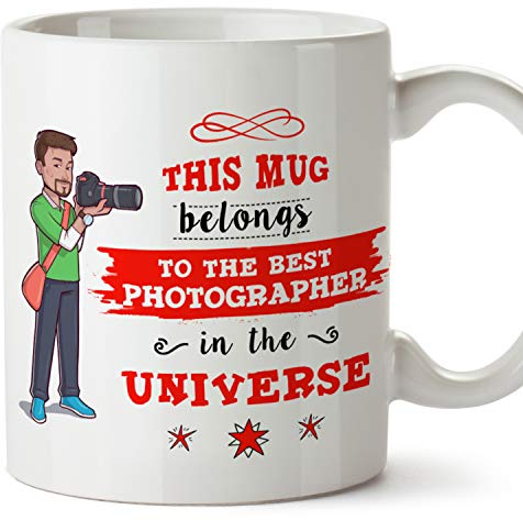 MUGFFINS Photographer Mug - Universe's Best Photographer - Funny Photography Gift/Present - Tea/Coffee Ceramic Cup 11oz