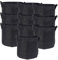 INTIRILIFE 10x Bolsa de plantación de Tejido Polar 20 litros -5 galones 30 x 25 cm - Maceta con Asas de Transporte para jardín, Invernadero - Maceta Bolsa de plantación Bolsa de plantación Bolsa