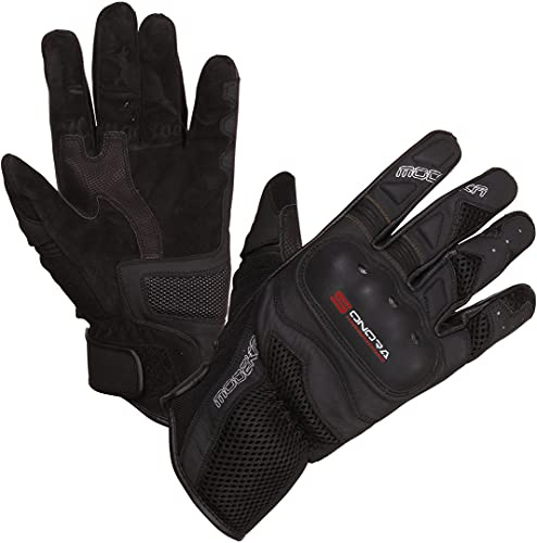Modeka Motorrad Handschuhe Sonora Sommer, schwarz/rot, L8