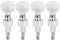 Banjo Geared Machine 4Pcs Zinc Alloy Banjo Tuner with Pearled Pegs Washer Banjo Tuner Nut (Silver) Performance Accessories