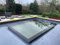 Infinity Rooflight All Glass Fixed Flat Roof Light Skylight Roof Window Flat Lantern Double Glazed Rooflight Toughened Glass Argon Gas Filled Clear Sky Light 500 x 500