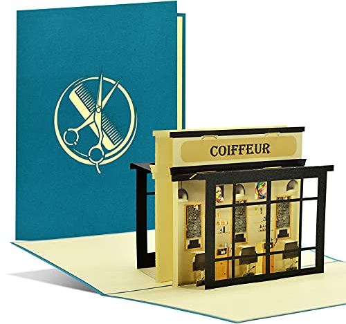 Diese-Klappkarten Gutschein Friseur, Geschenkkarte|Tolles Wellness Geschenk für Ehefrau, Mama, Tochter, beste Freundin|Geschenkidee zu Geburtstag, Muttertag, Valentinstag|H38