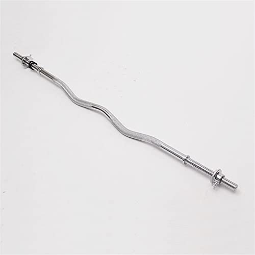 MQQ Dumbbell Bar，2.5cm In Diameter，1.2m/47in，Hammer Curl Bar Dumbbell Bars Weight Set Olympic Barbell Weight Bar With Spinlock Collars Unisex Dumbbell Weightlifting Bar (Color : C)