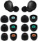 JNSA Ohrstöpsel Ersatz für Sony Earbuds WF WI MDR Serie Silikon Ohrstöpsel Ohrstöpsel kompatibel mit Sony In-Ear Ohrhörer WF-1000XM4 WF-SP800N WF-1000XM3 MDR-XB50AP WI-C310 C200, S/M/L, 6 Paar Schwarz