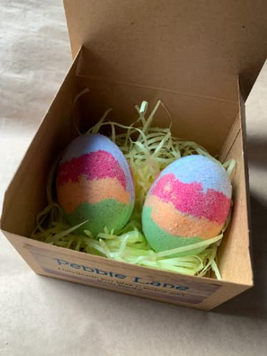 Two Easter Egg Bath Bombs in Box