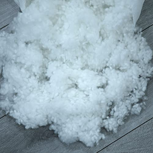 Nurtextil24 Füllwatte waschbar 1kg 3kg 5kg 10kg Kuscheltiere Kissenfüllung Füllmaterial Bastelwatte Stopfwatte - Faserbällchen 4kg