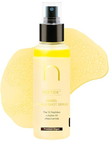 HAMEL Veganes Doppelschuss 12GF Kernglühen Nebelserum, Alles in einem-Antialterung-Pflege, Faltenverbesserung und Glanz, Jojobaöl, Niacinamid, Peptid, 3,38 fl oz