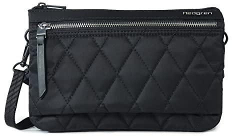 Hedgren Unisex Emma Umhängetasche, Quilted Black
