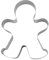 BekkiB - Ausstechform Lebkuchenmann/Junge - ca. 13,5 cm, Ausstecher aus Edelstahl zum Backen von Lebkuchen und Plätzchen, spülmaschinengeeignet - 1131