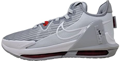 NIKE Lebron Witness VI Mens Basketball Trainers CZ4052 Sneakers Shoes (UK 9.5 US 10.5 EU 44.5, Pure Platinum Wolf Grey 003)