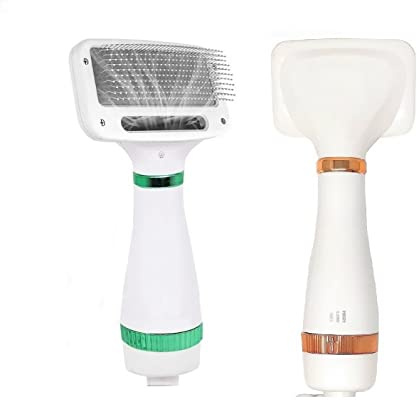 LEOFLA Asciugatore Spazzola Portatile per Cani E Gatti Con velocità Regolabile 2 in 1
