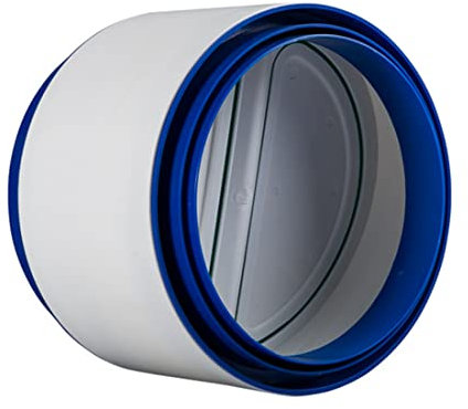 DEZARO Clapet Anti Retour - pour système de Ventilation VMC - Diamètre de 160 mm - Raccord de Tuyau pour Conduit et Conduit de Ventilation, 160(150-180mm)