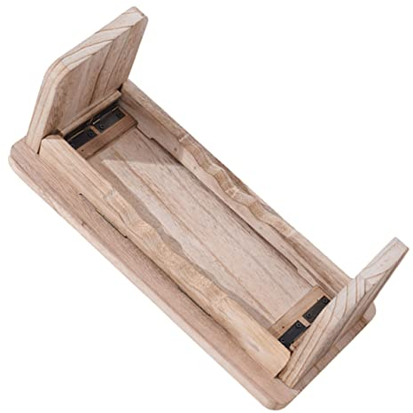 Toddmomy Buddha Kniehocker Yoga-klapphocker Gebet Japanischer Meditationshocker Zazen-Bank Klappbare Meditationsbank Fußhocker Am Bett Kniende Meditationsbank Stuhl Tragbar Hölzern Kissen