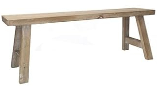 Gisela Graham Mittelgro�er Melkhocker / Melkbank / Melkbank aus Tannenholz im Landhausstil 60 cm