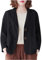 HAOLEI Women's Elegant Cotton Linen Blazer Long Sleeves Regular Fit Basic Jacket Business Casual Lightweight Summer Blazers Solid Color Work Coat Blazer with 2 Button Pockets Black