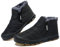 Winterschuhe Herren Warm Gefüttert Schneestiefel Reißverschluss Kurzschaft Stiefel Flach Winter Outdoor Boots Bequem Rutschfeste Winterstiefel Volles Schwarz 42 EU